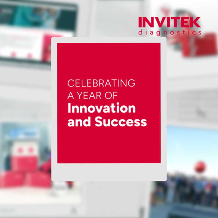 Red Box containg celebrating message of Invitek Achievements in 2024 